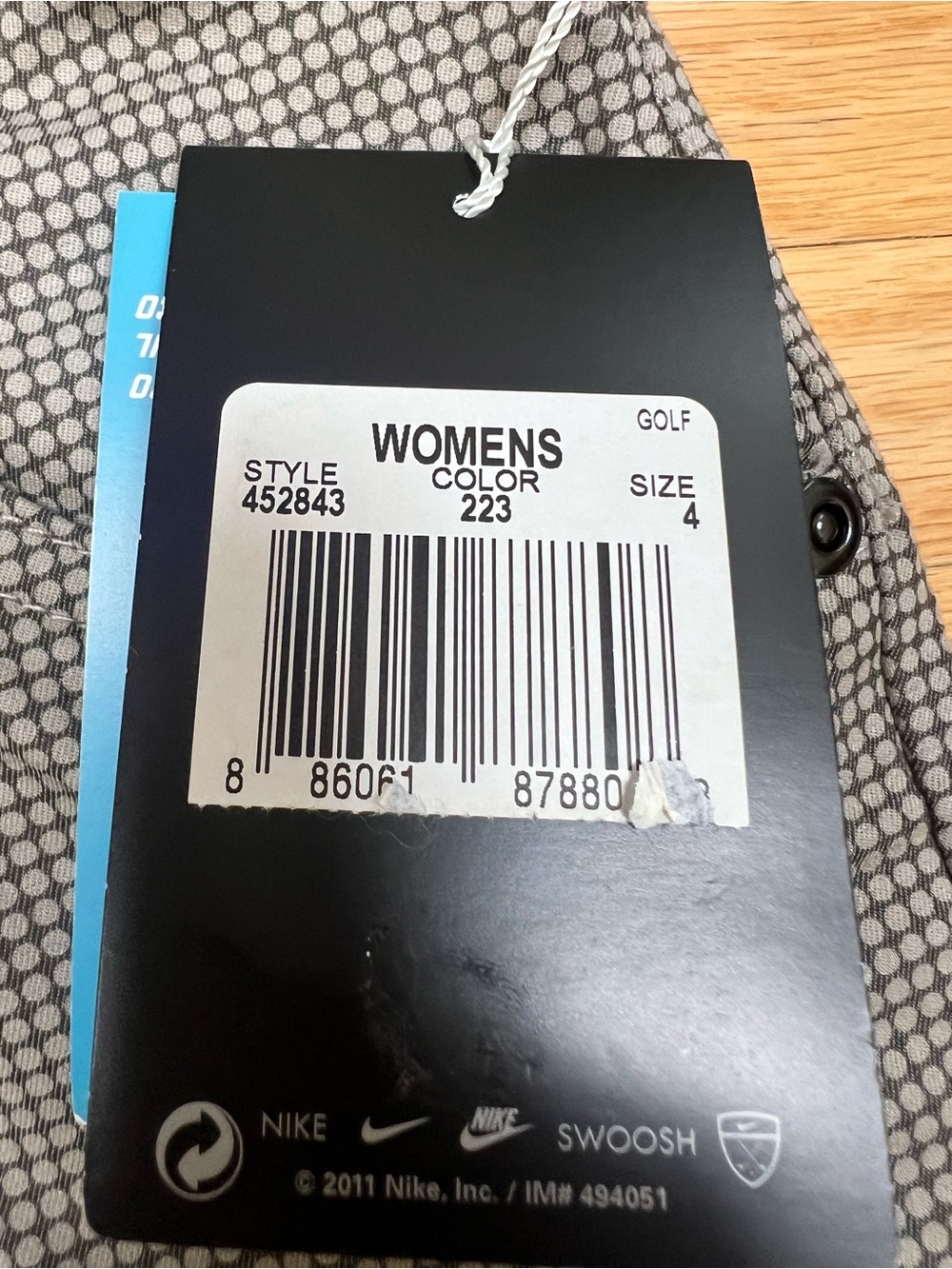 NWT Nike Golf Women’s Houndstooth Cropped Capri Cargo Pants - Picture 12 of 15